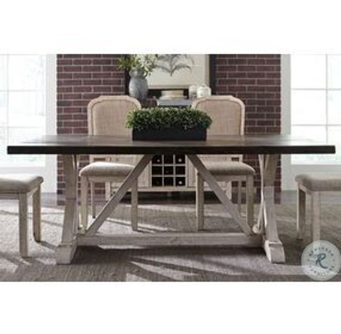 How the Willowrun Trestle Table from Liberty Furniture Elevates Your Dining Space